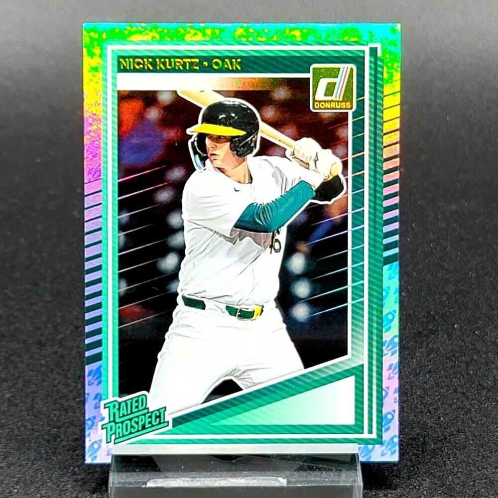 2025 Nick Kurtz RC Donruss Rockets Rated Rookie Athletics